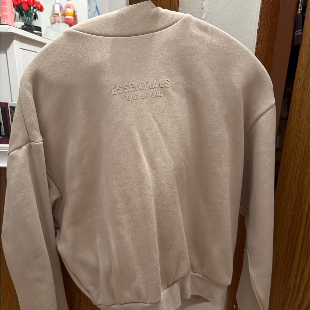 Essentials Hoodie Sweatshirt - Light Beige